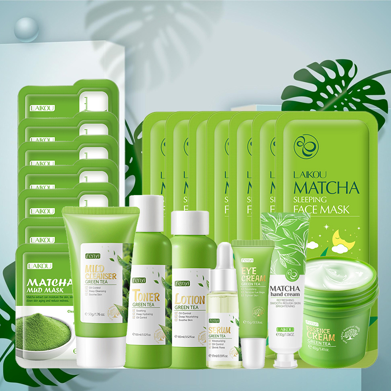 Skincare Korea - Green Tea Skin Care Kit Korean