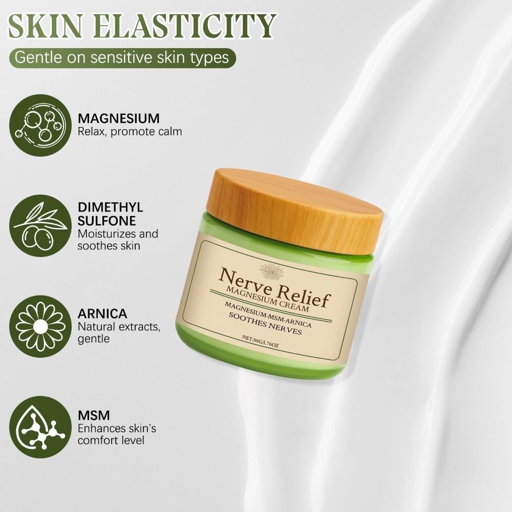 Skincare Ingredients - with MSM and Arnica Natural Magnesium