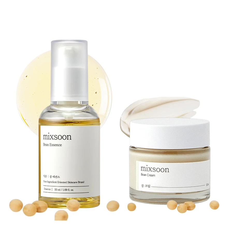 Skincare Korea - Mixsoon Bean Essence Cream Duo Set