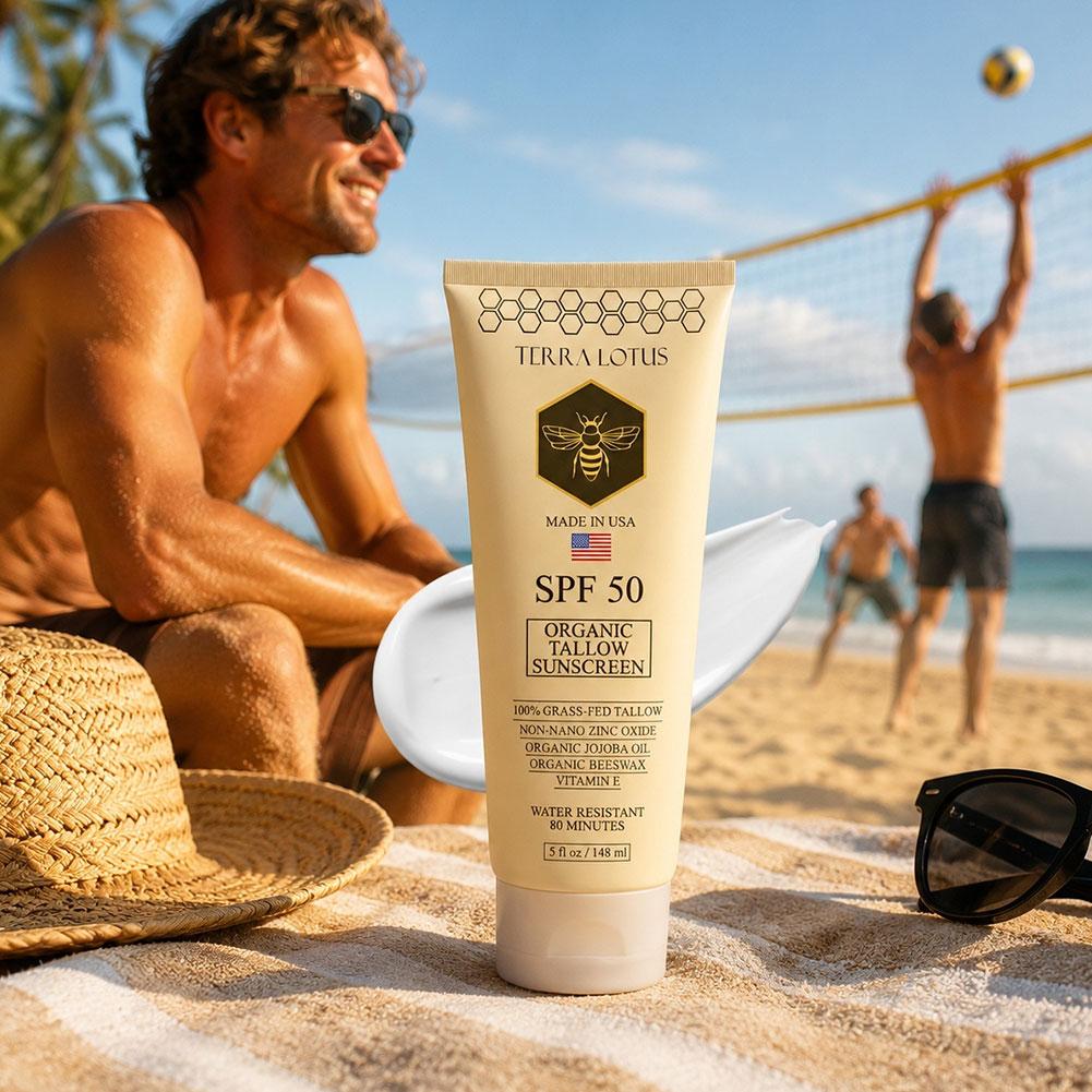 Terra Lotus SPF50 Organic Tall - огляд і ціна Physical Sunscreen Mineral