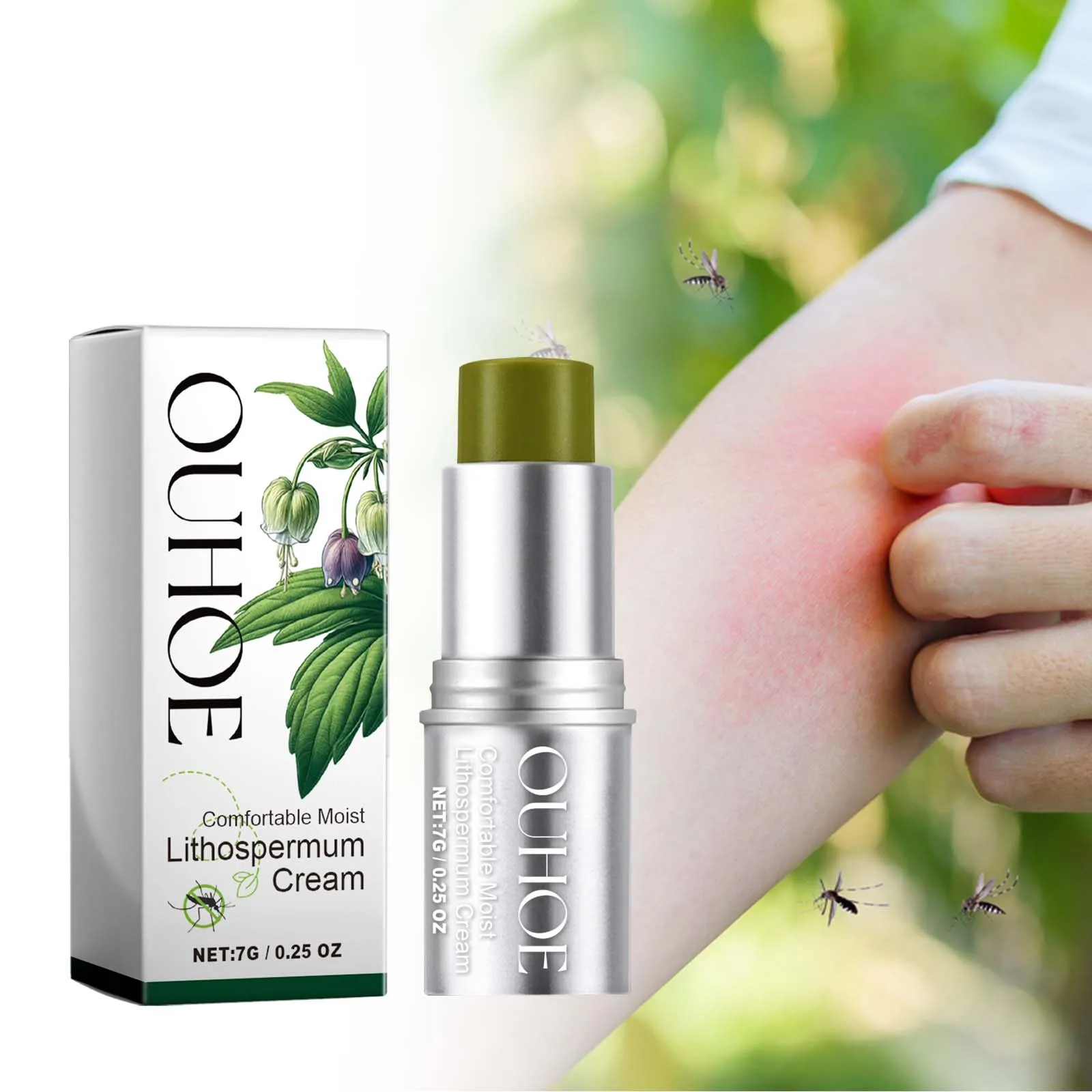 OUHOE Purple Grass Herbal Mosq - огляд і ціна Skincare Natur E