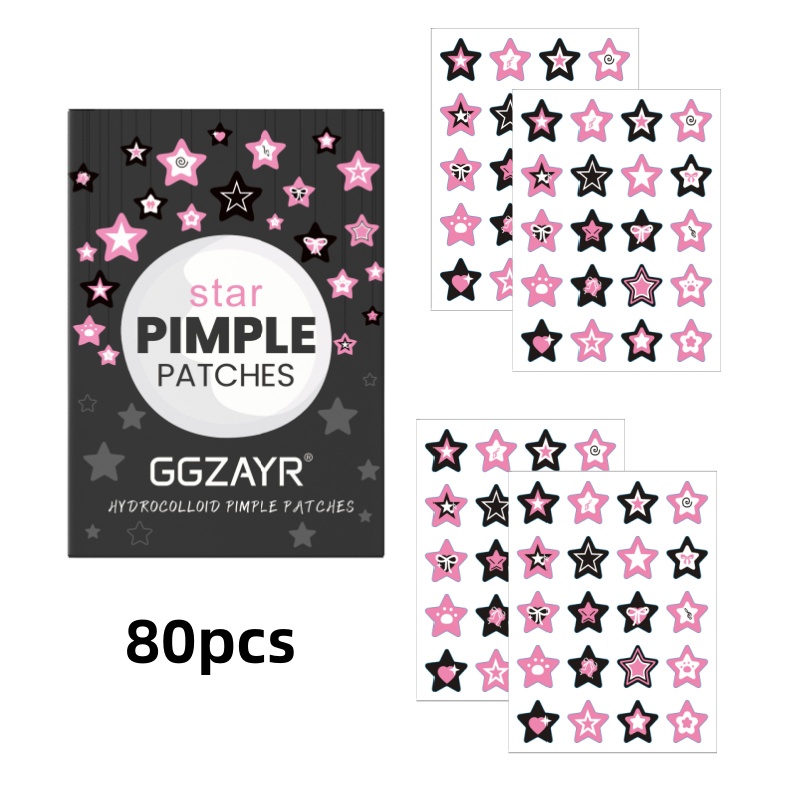 80/160pcs Star Acne Patch Set  - огляд і ціна Skincare Gentle