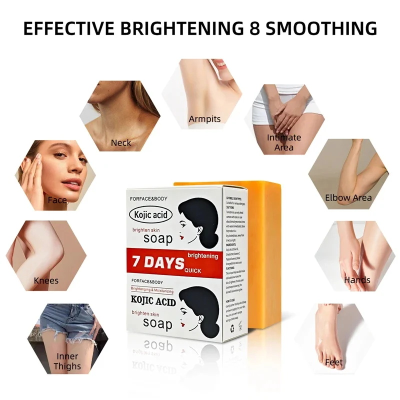 Kojic Acid Body Whitening Soap - огляд і ціна Kojic Acid Soap