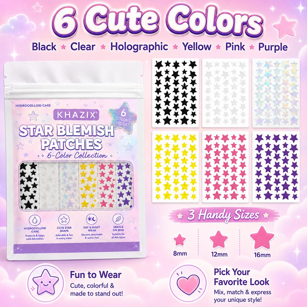 Seven-Color Star Pimple Patche - огляд і ціна Skincare Gentle
