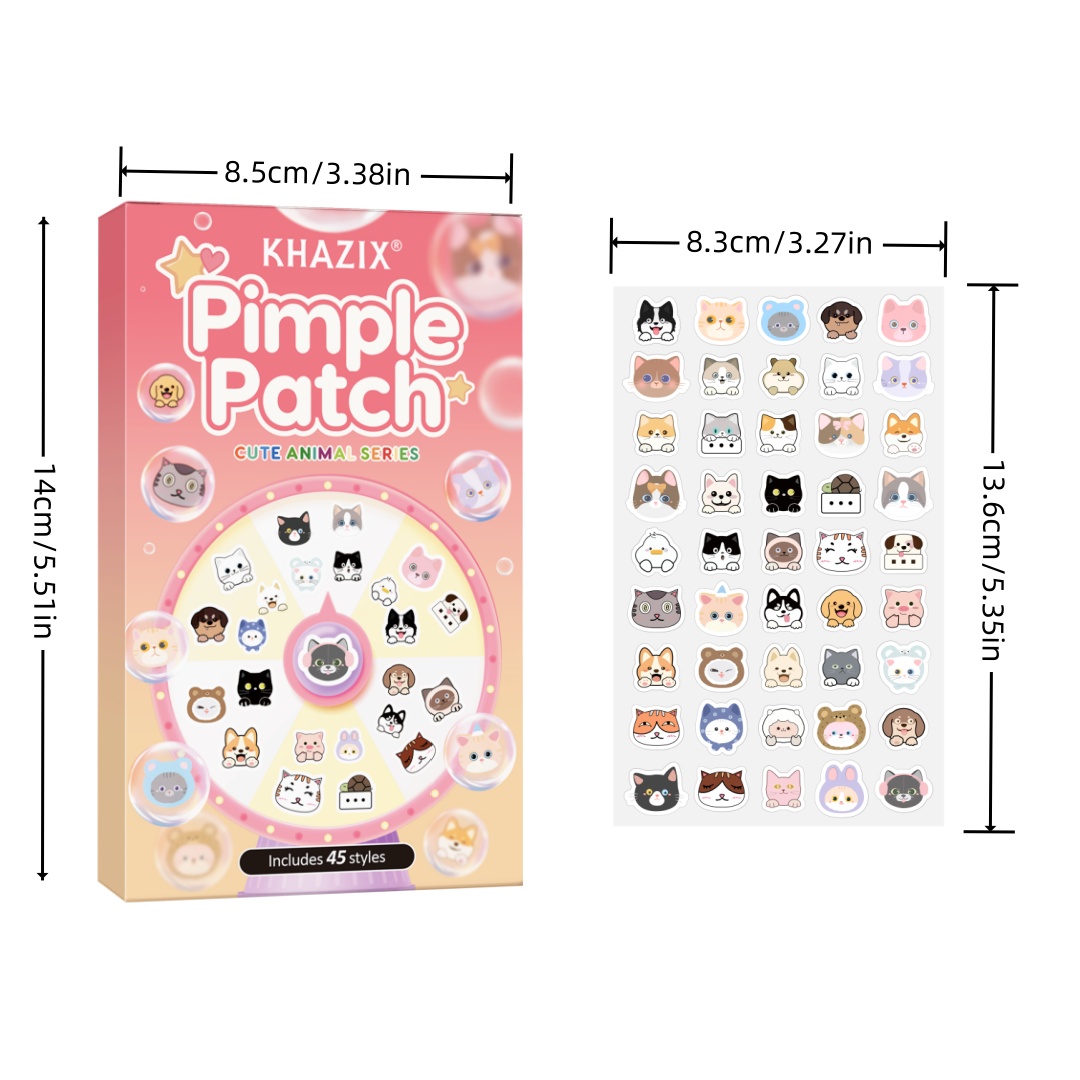45pcs Cartoon acne patch, cute - огляд і ціна Skincare Gentle