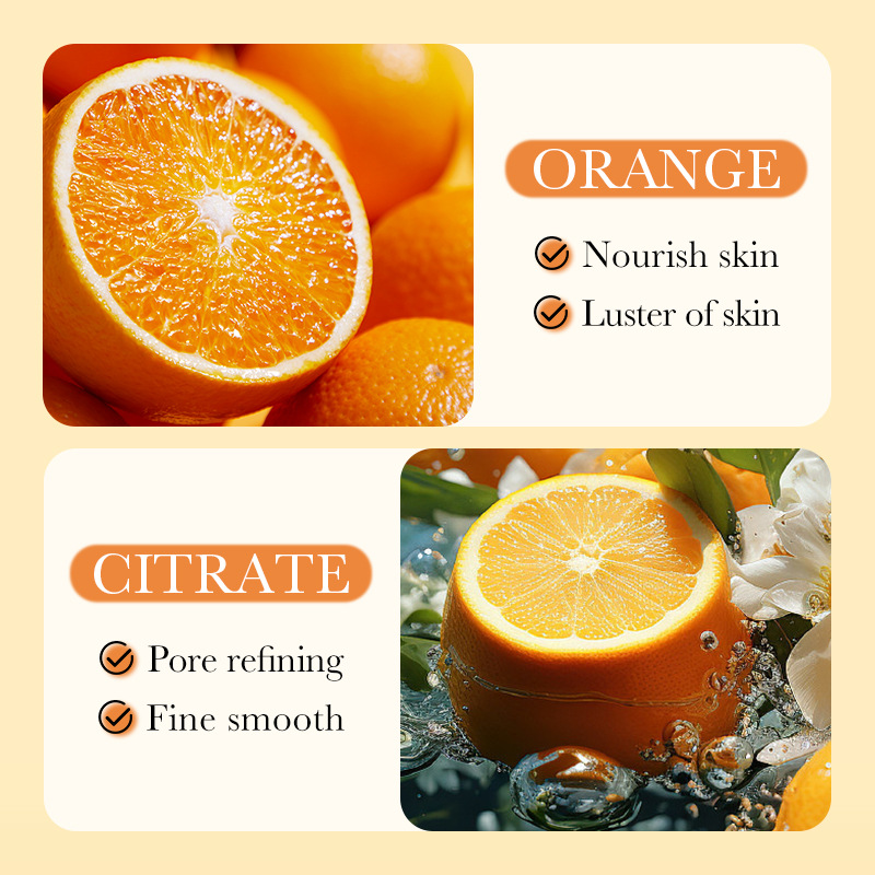 300ml Orange Body Scrub Shower - огляд і ціна Skincare Ingredients