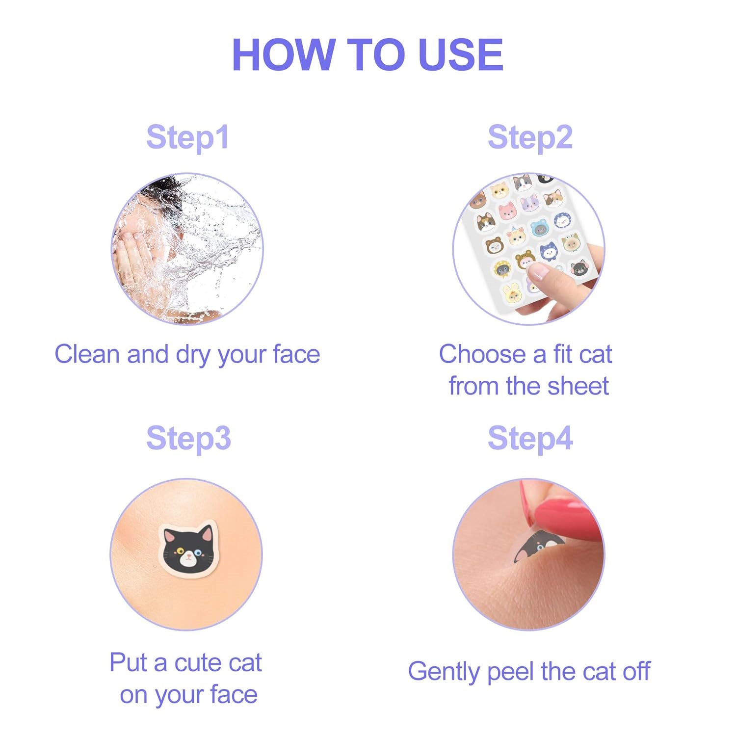 600pcs Cartoon acne patch, cut - огляд і ціна Skincare Gentle